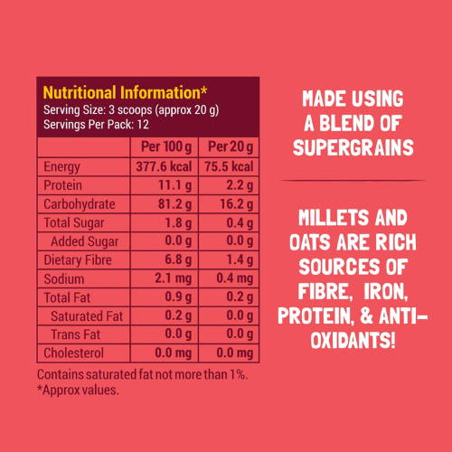 Slurrp Farm Baby Cereal Millet Oats Powder 250gm