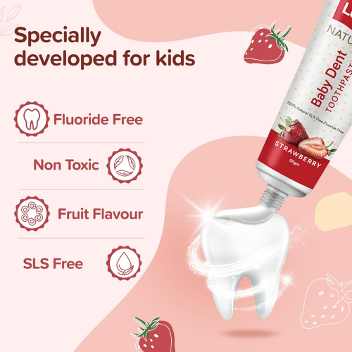 Luvlap - Fluoride Free Tooth Paste - Strawberry 50 gm
