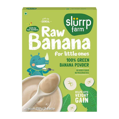 Slurrp Farm Baby Cereal Raw Banana Powder Nendran Kerala 250gm