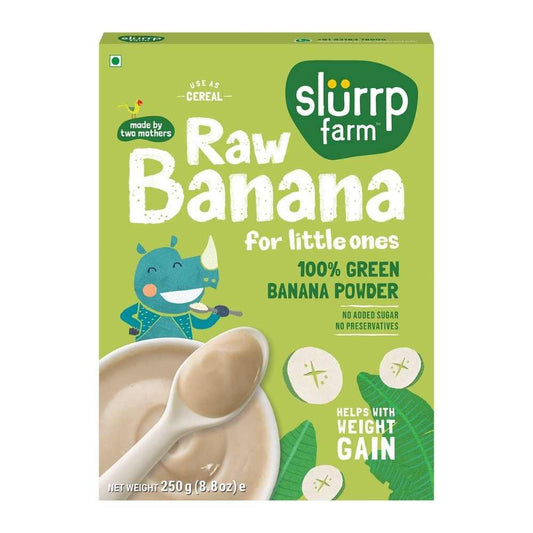 Slurrp Farm Baby Cereal Raw Banana Powder Nendran Kerala 250gm