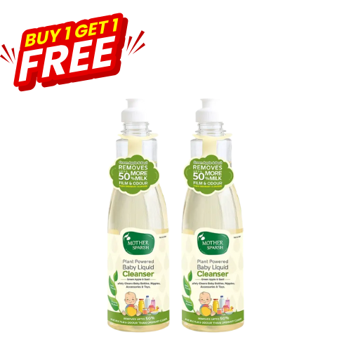 Mother Sparsh - Natural Baby Liquid Cleanser 175ml