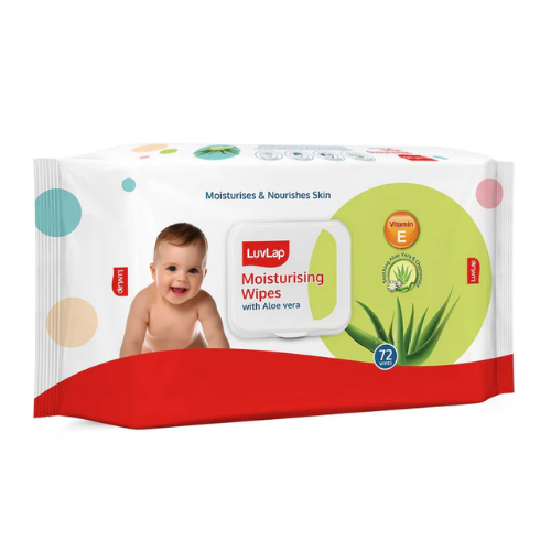 Luv Lap - Baby Wipes - Aloevera 72pcs
