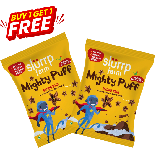 Slurrp Farm Mighty Puff Choco Ragi Flavor 20gm