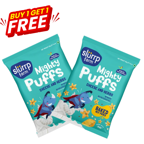 Slurrp Farm Mighty Puff Cheese and Herbs Flavor (20gm)