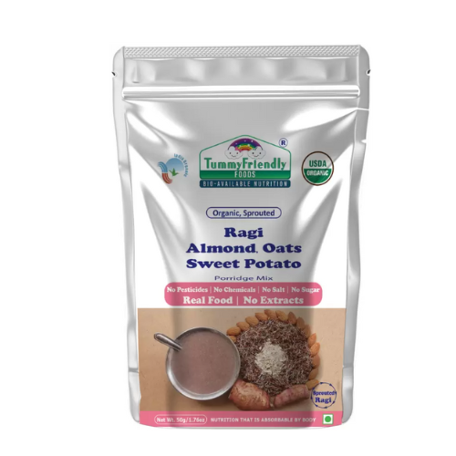 Tummy Friendly Baby Porridge Ragi Almond Oats Sweet Potato 50gm