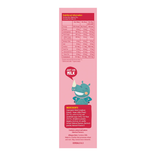 Slurrp Farm - Breakfast Cereal - Berry Crunch Strawberry 400gm