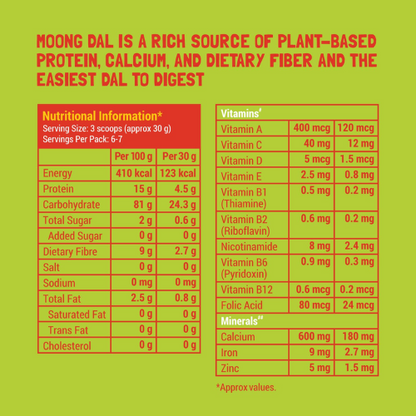 Slurrp Farm Baby Cereal Instant Moong Dal Khichdi (Yellow Lentil) 200gm