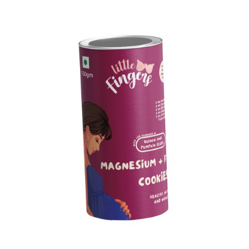 Little Fingers Pregnancy Support Cookies Magnesium & Fibers 150gms