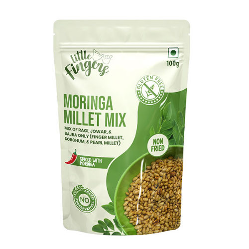 Little Fingers Organic Moringa Spiced Murmura 100gms