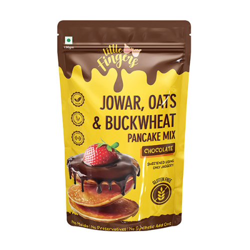 Little Fingers Jowar, Oats ,& Buckwheat Pancake Chocolate 150gm