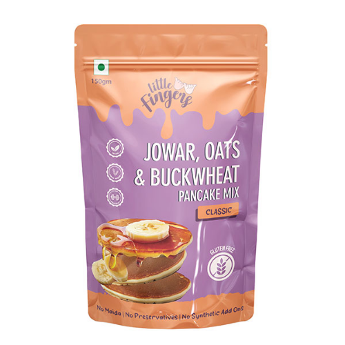 Little Fingers Jowar, Oats ,& Buckwheat Pancake Classic 150gm