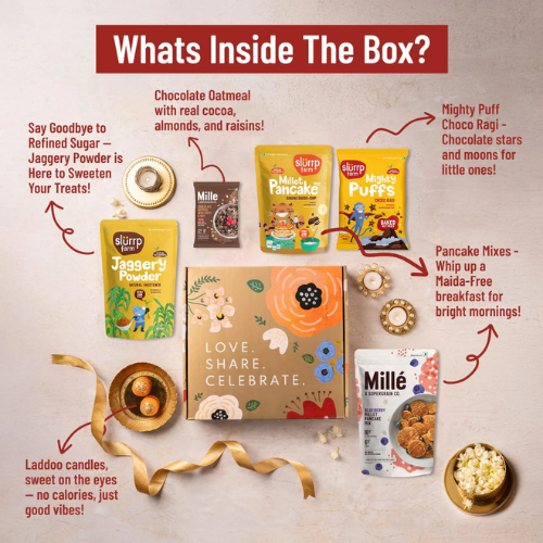 Slurrp Farm & Mille - Millet Oats & Pancake Mix Gift Box