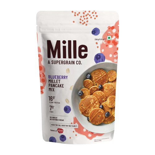 Mille Supergrain Protein Pancake Mix Blueberry 250 g