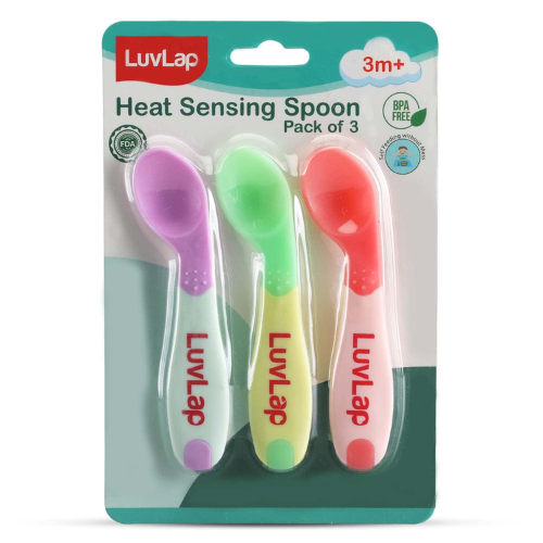 Luvlap - Heat Sensing Baby Spoon Set Of 3
