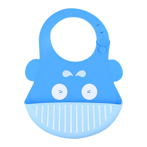 Hopop - Easy Clean Crumb Catcher Bib - Blue