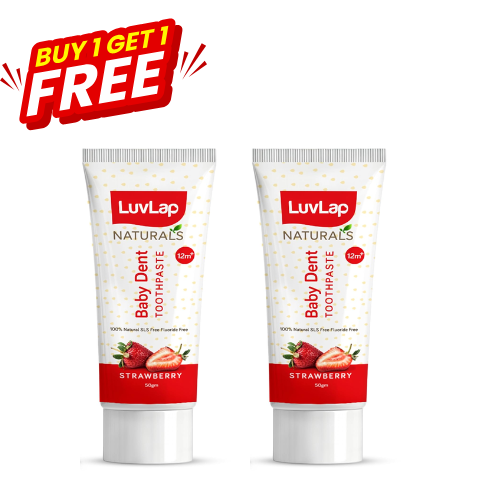 Luvlap - Fluoride Free Tooth Paste -  Strawberry 50 gm