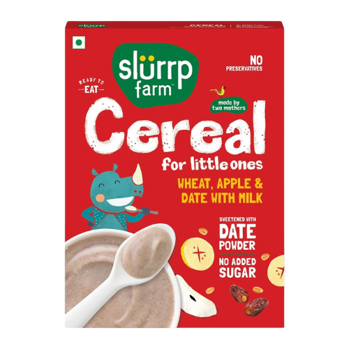 Slurrp Farm Cereal Wheat Apple & Date 200gm
