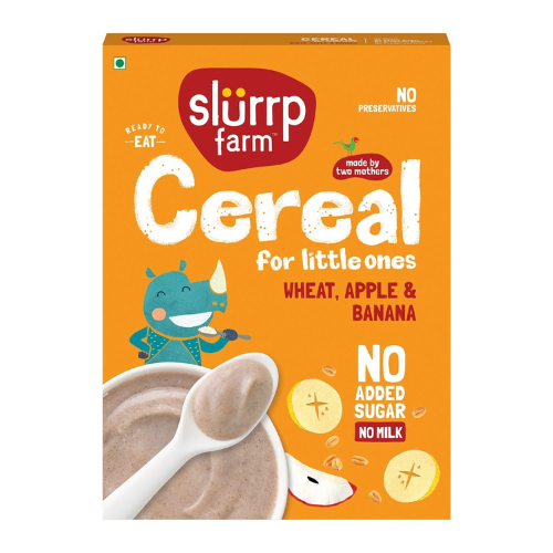 Slurrp Farm Cereal Wheat Apple & Banana 300gm